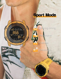 Thumbnail for Waterproof 50m Smart Watch Sports watch Dual Time Running Pedometer Countdown