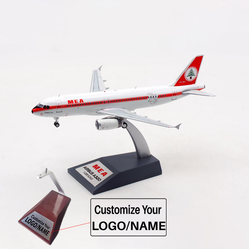 MEA (Middle East Airlines) Airbus A320 Airplane Model (1/200 Scale)