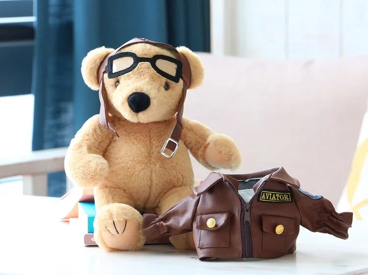 Teddy Bear Pilot Stuffed Animals Plush Toys