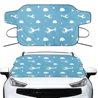 Thumbnail for Helicopters & Clouds Designed Car Windshield Snow Covers