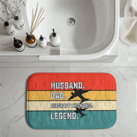 Thumbnail for Husband & Dad & Aircraft Mechanic & Legend Designed Bath Mats