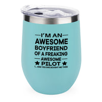 Thumbnail for I am an Awesome Boyfriend Designed 12oz Egg Cups