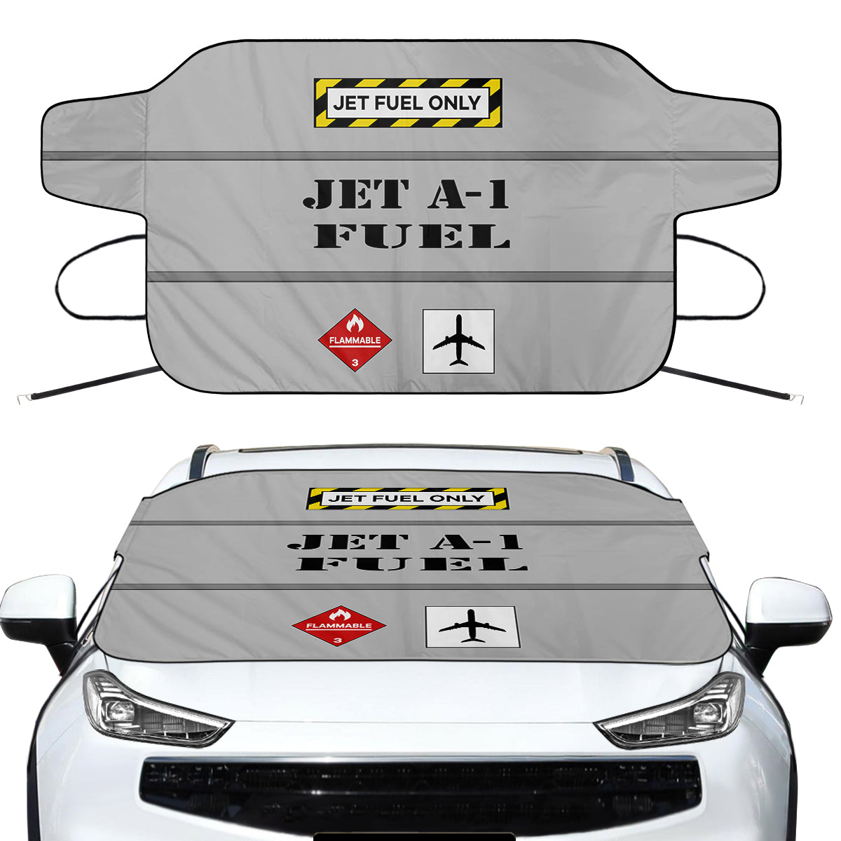 Jet Fuel Only  Designed Car Windshield Snow Covers