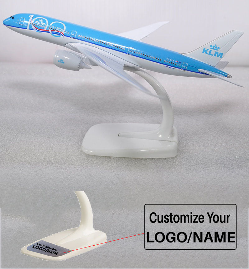 KLM Airlines Boeing 787 Airplane Model (20CM)