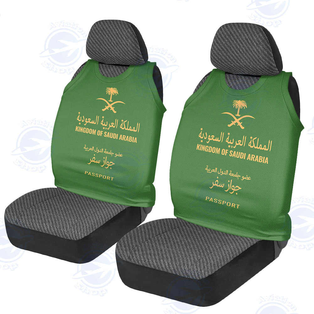 Kingdom Of Saudi Arabia Passport Designed Car Seat Covers