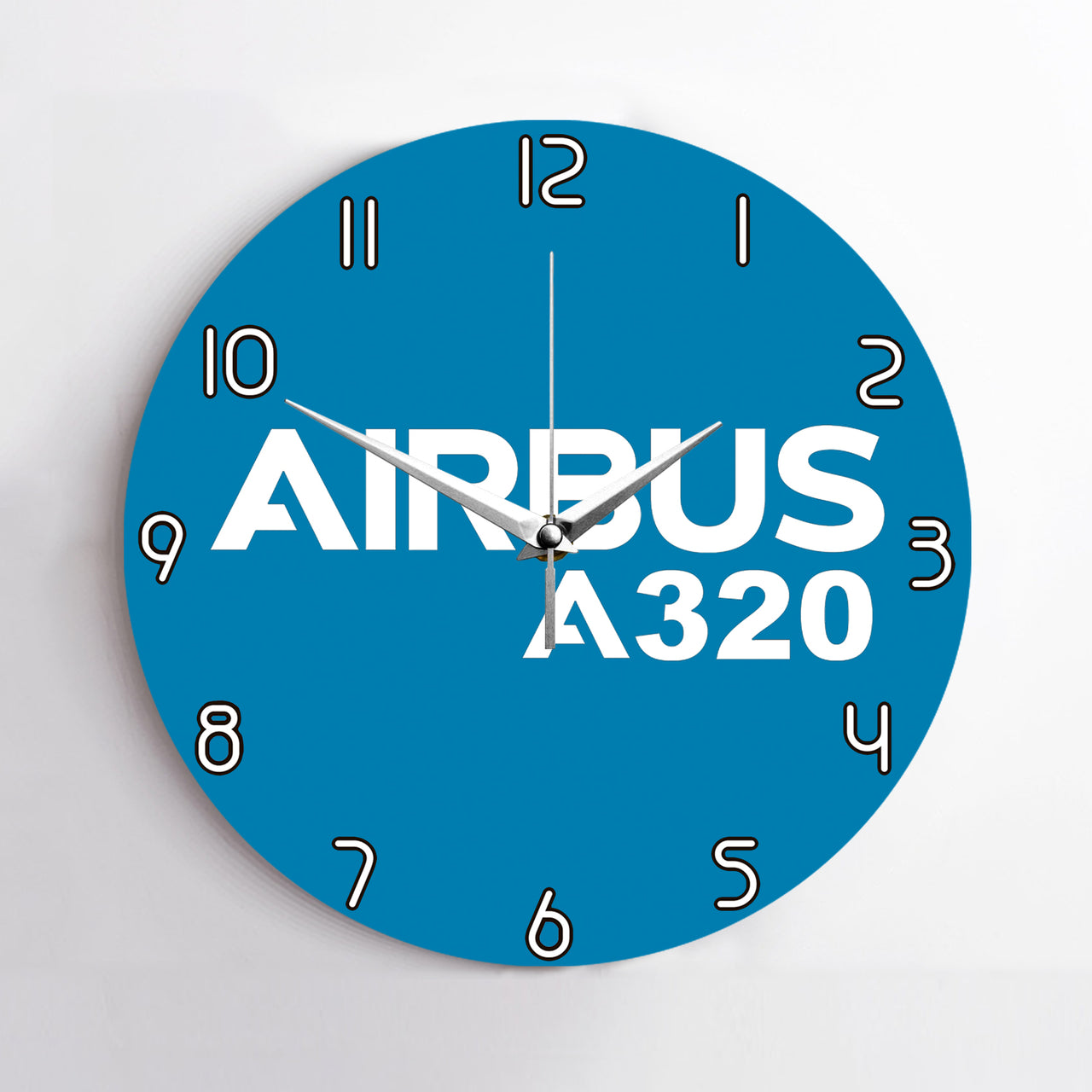 Airbus A320 & Text Designed Wall Clocks