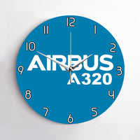 Thumbnail for Airbus A320 & Text Designed Wall Clocks