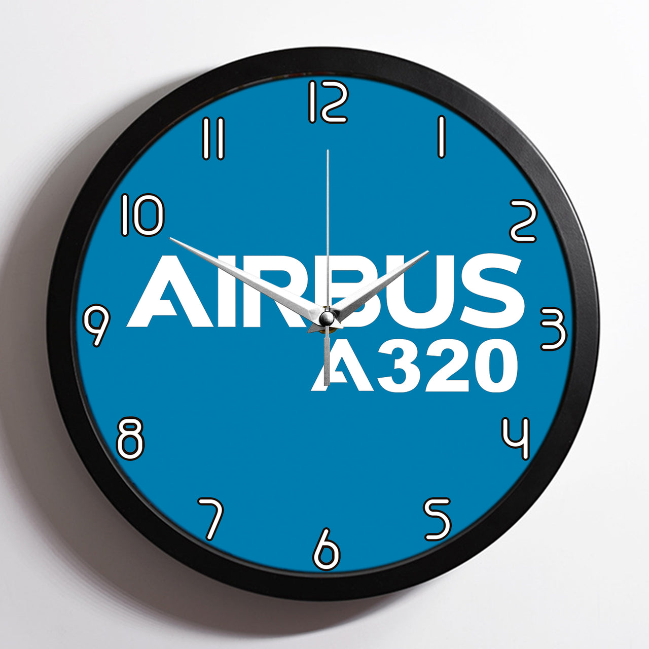 Airbus A320 & Text Designed Wall Clocks