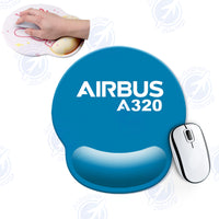 Thumbnail for Airbus A320 & Text Designed Ergonomic Mouse Pads