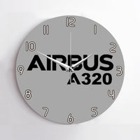 Thumbnail for Airbus A320 & Text Designed Wall Clocks