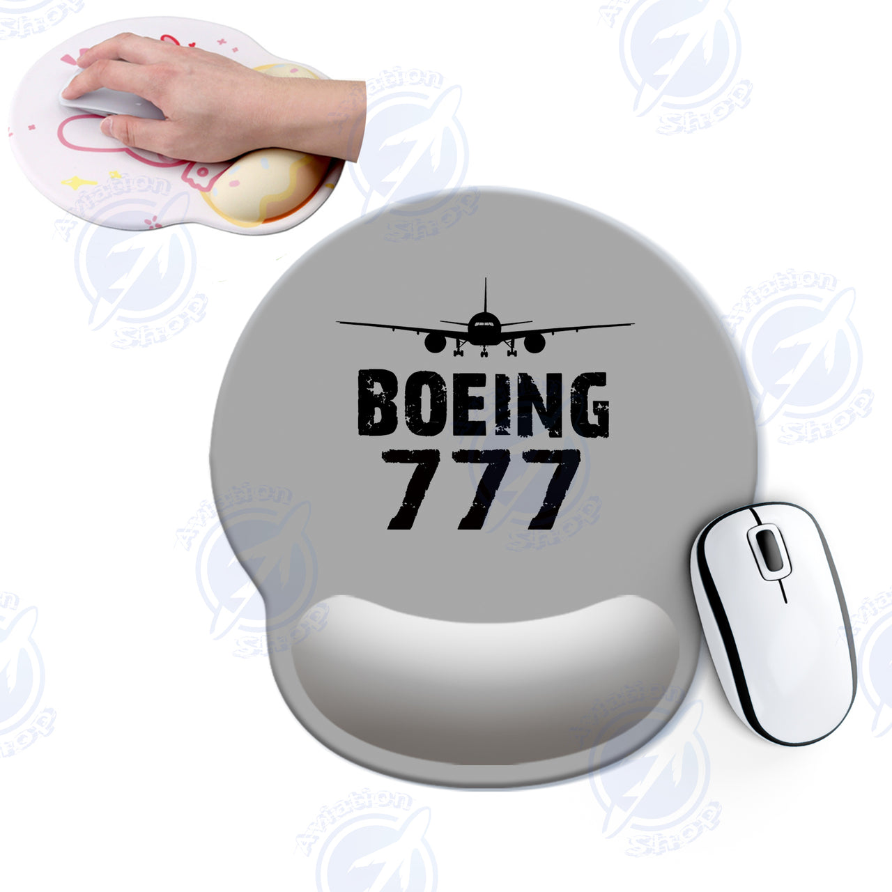 Boeing 777 & Plane Designed Ergonomic Mouse Pads