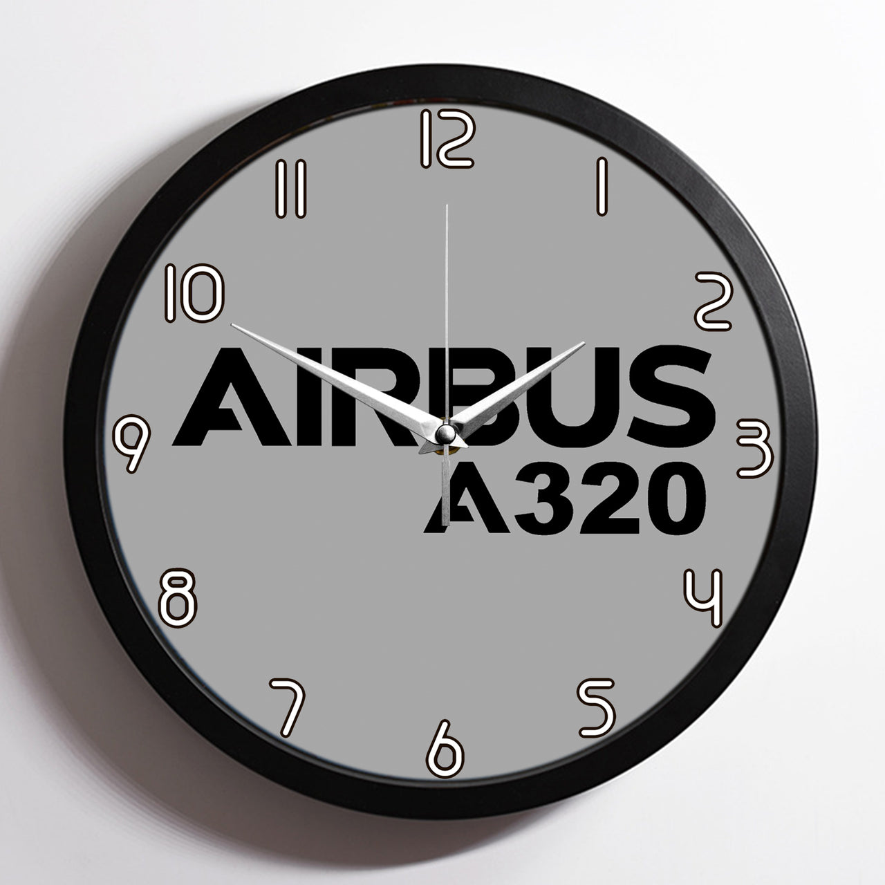 Airbus A320 & Text Designed Wall Clocks