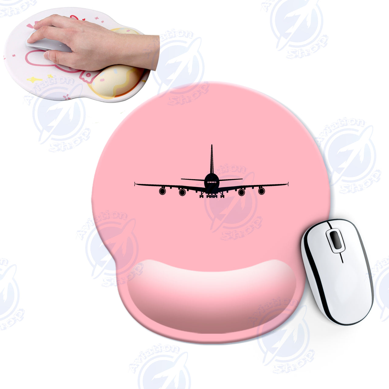 Airbus A380 Silhouette Designed Ergonomic Mouse Pads