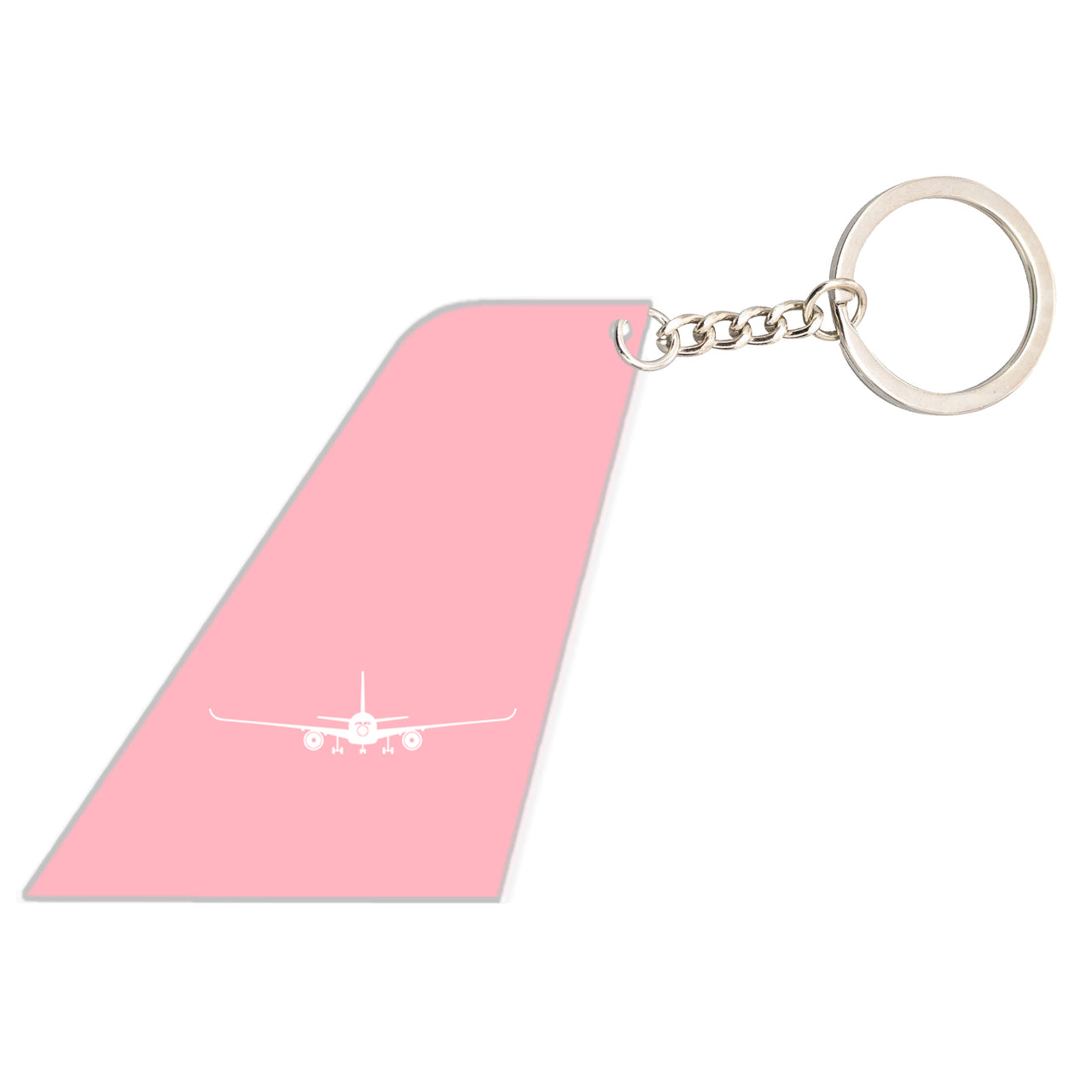 Airbus A350 Silhouette Designed Tail Key Chains