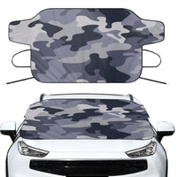 Thumbnail for Military Camouflage Army Gray Designed Car Windshield Snow Covers