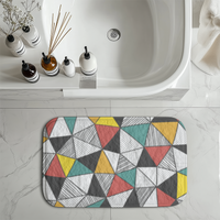 Thumbnail for Mixed Triangles Designed Bath Mats