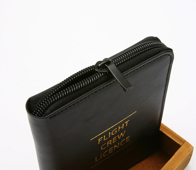 Flight Crew Document & License  Zipper  Holder Case