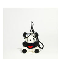 Thumbnail for Cute Pilot Panda Key Ring Doll Pendant