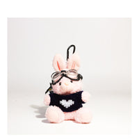 Thumbnail for Cute Pilot Rabbit  Key Ring Doll Pendant