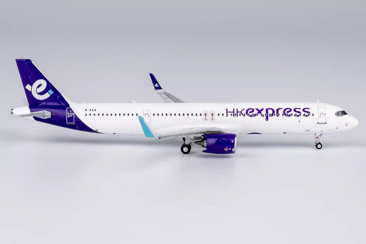 Hong Kong Express Airbus A321Neo Airplane Model B-KKA B-KKB (1/400 Scale)