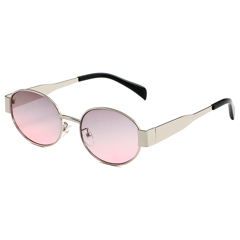 Unisex Polarized Oval Aviator Sunglasses