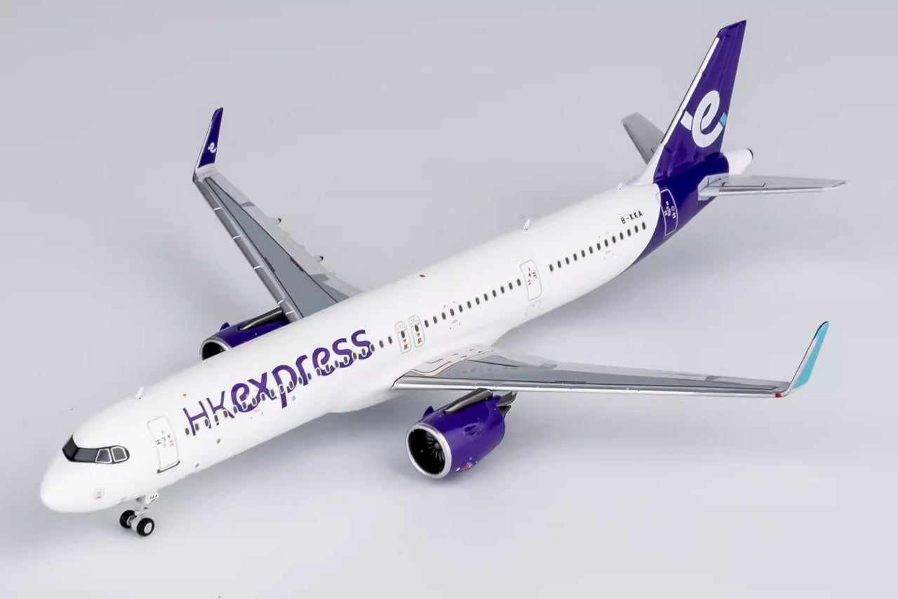 Hong Kong Express Airbus A321Neo Airplane Model B-KKA B-KKB (1/400 Scale)