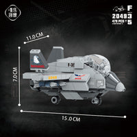 Thumbnail for Mini  Fighter Model Building Blocks Aircraft (2)