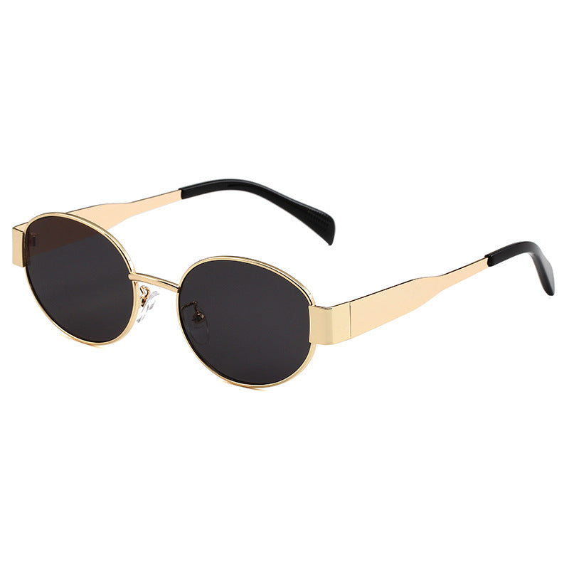 Unisex Polarized Oval Aviator Sunglasses