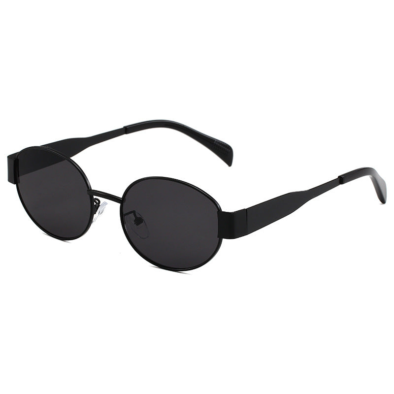 Unisex Polarized Oval Aviator Sunglasses