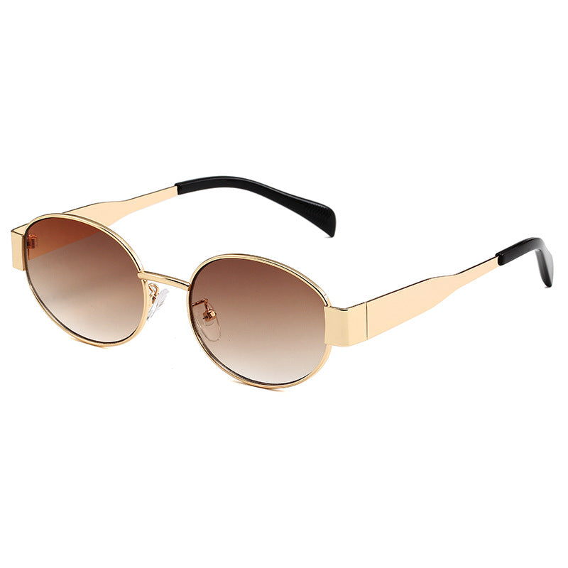 Unisex Polarized Oval Aviator Sunglasses