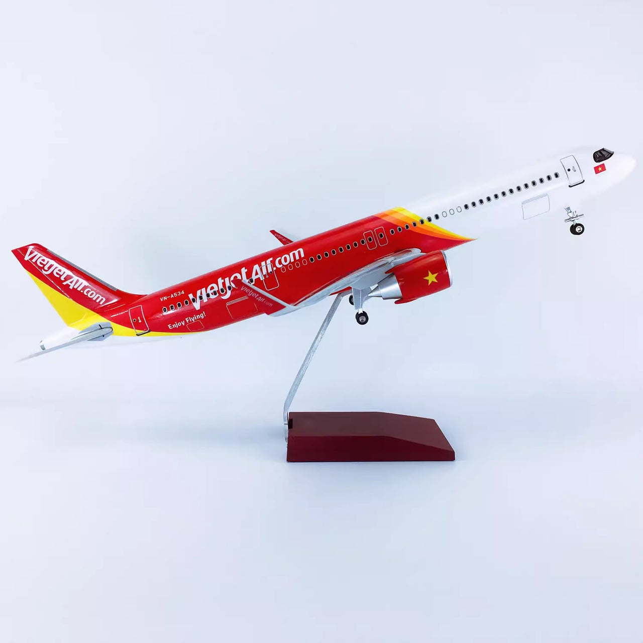 Vietnam Vietjet Airlines Airbus A321neo Airplane Model (Special 45CM)