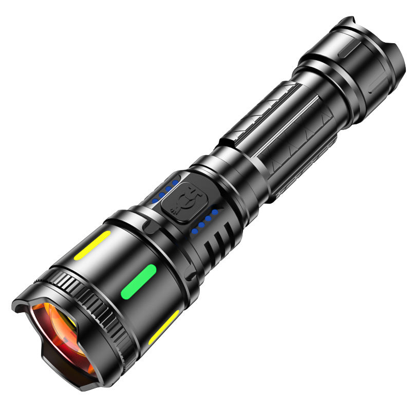 LED Tactical Long-Range Aluminum Alloy Light Flashlight