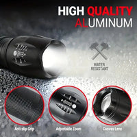 Thumbnail for LED Telescopic Focusing Strong Aluminum Alloy Light Flashlight