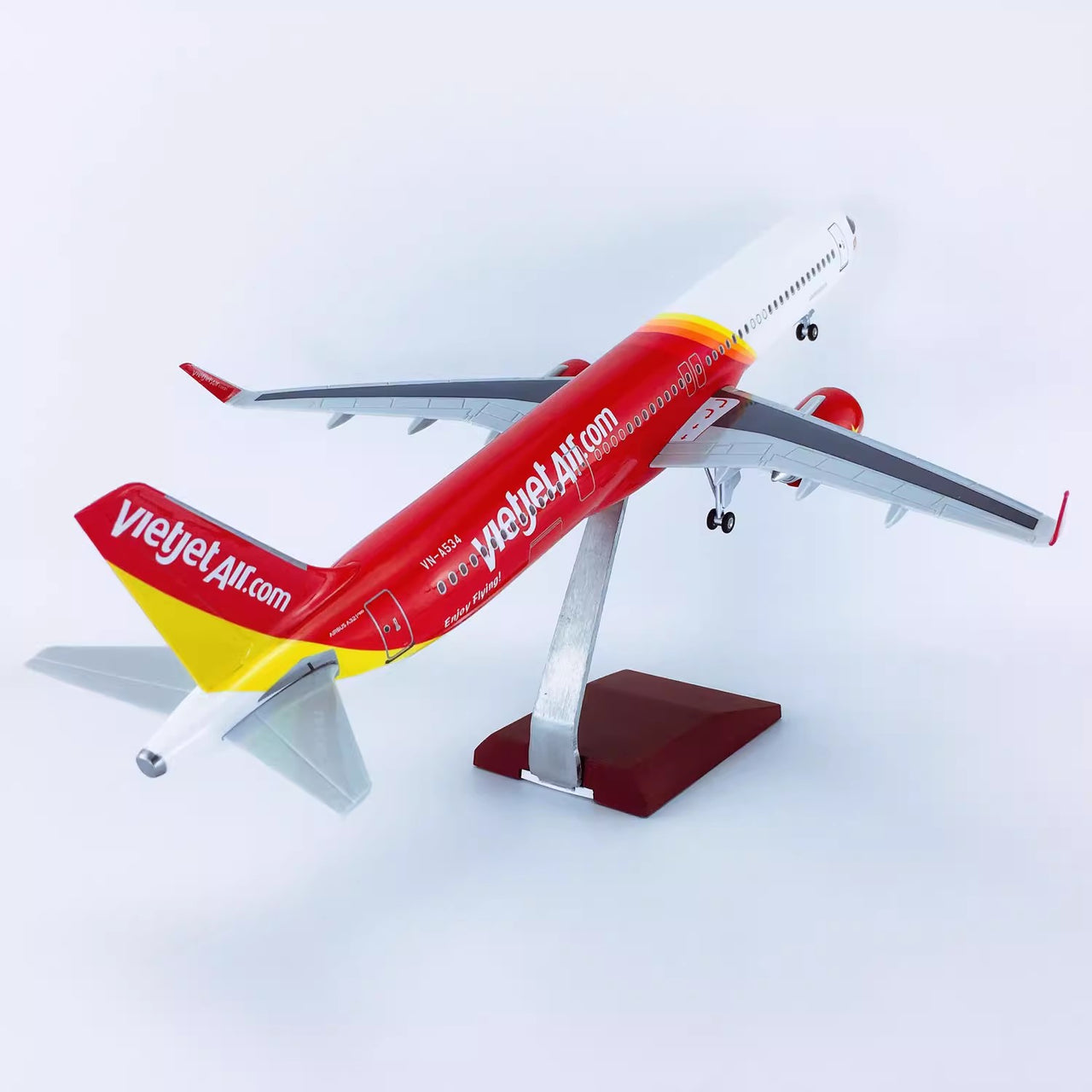 Vietnam Vietjet Airlines Airbus A321neo Airplane Model (Special 45CM)