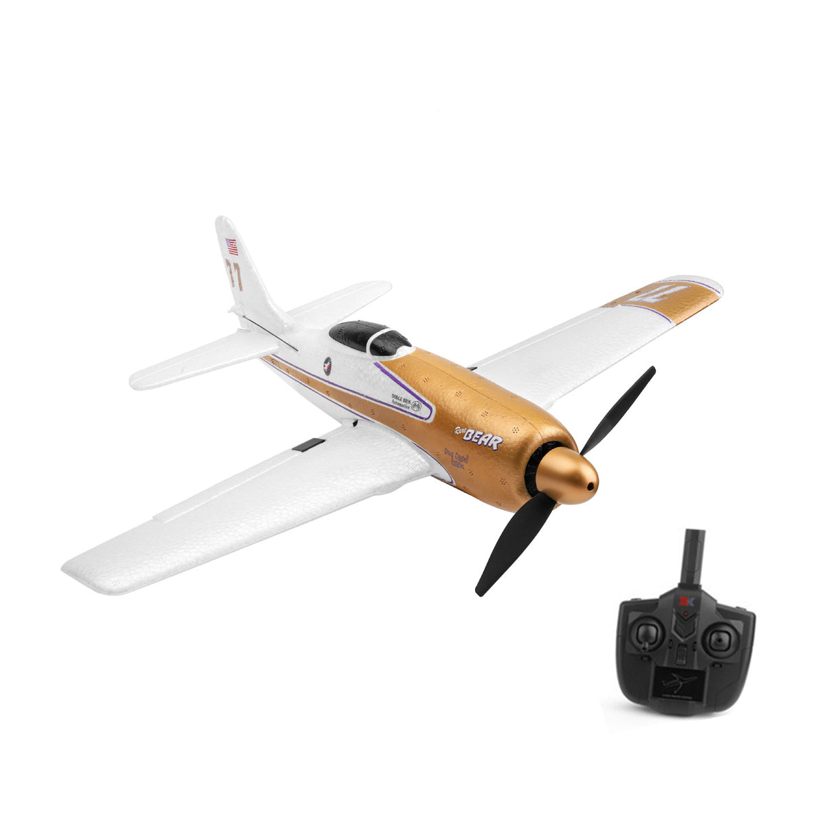 Remote Control Airplane A260 F8F 4Ch 384 Wingspan 6G/3D Modle Stunt Plane Six Axis Stability ﻿