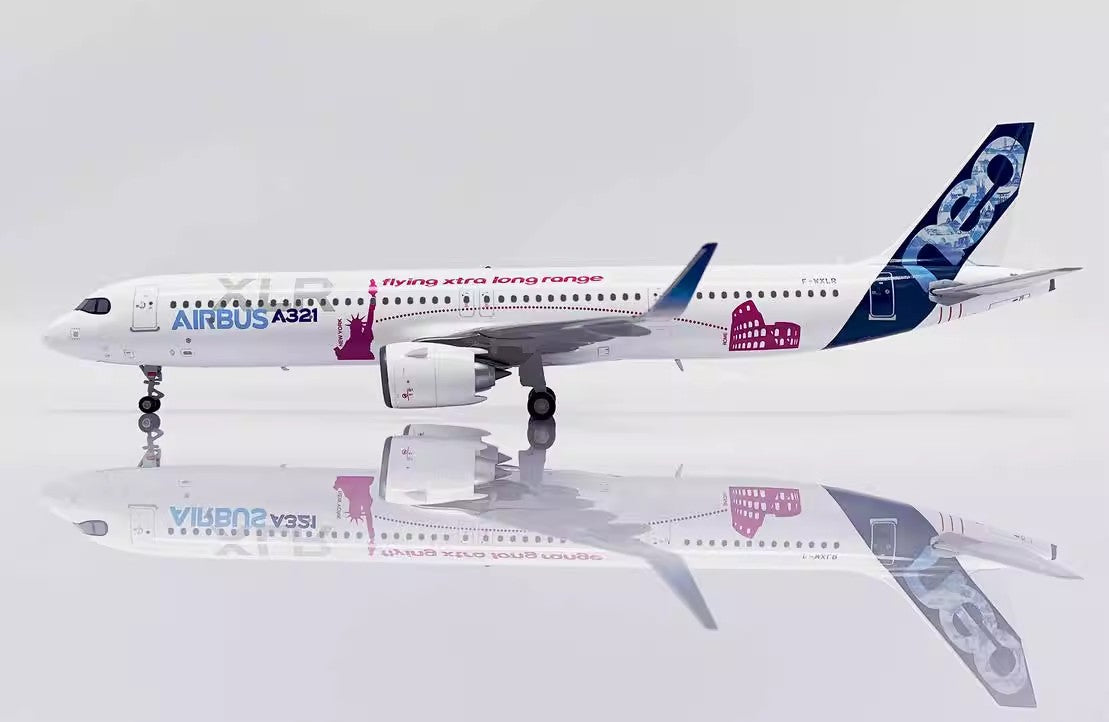 Airbus A321 (Original Livery) Airplane Model F-WXLR (1/200 Scale - 22CM)