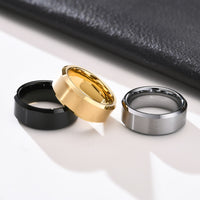 Thumbnail for Your Custom Design & Image & Logo & Text Design  Men's Pure Tungsten Gold Ring