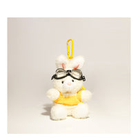 Thumbnail for Cute Pilot Rabbit  Key Ring Doll Pendant