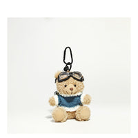 Thumbnail for Cute Pilot Bear Key Ring Doll Pendant