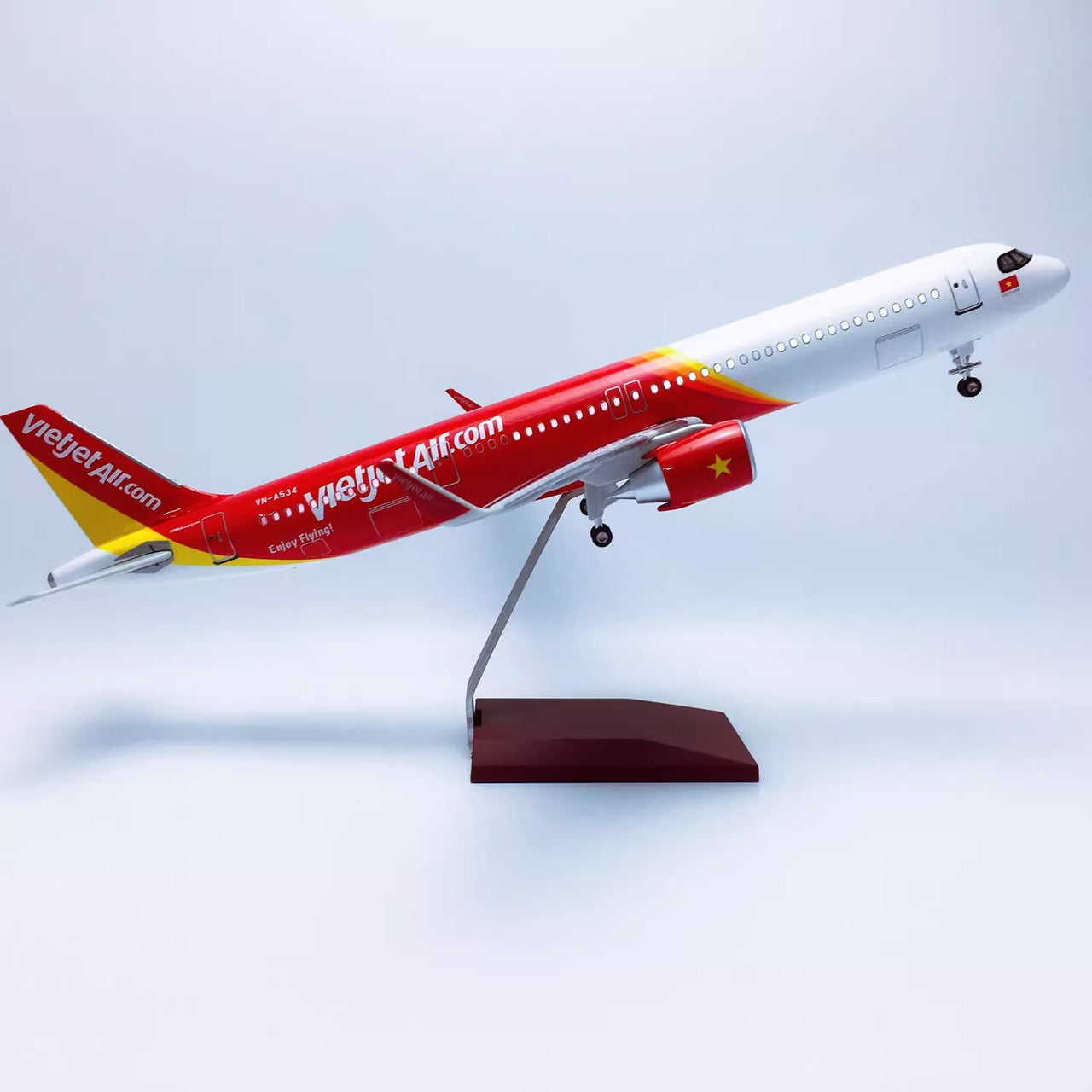 Vietnam Vietjet Airlines Airbus A321neo Airplane Model (Special 45CM)