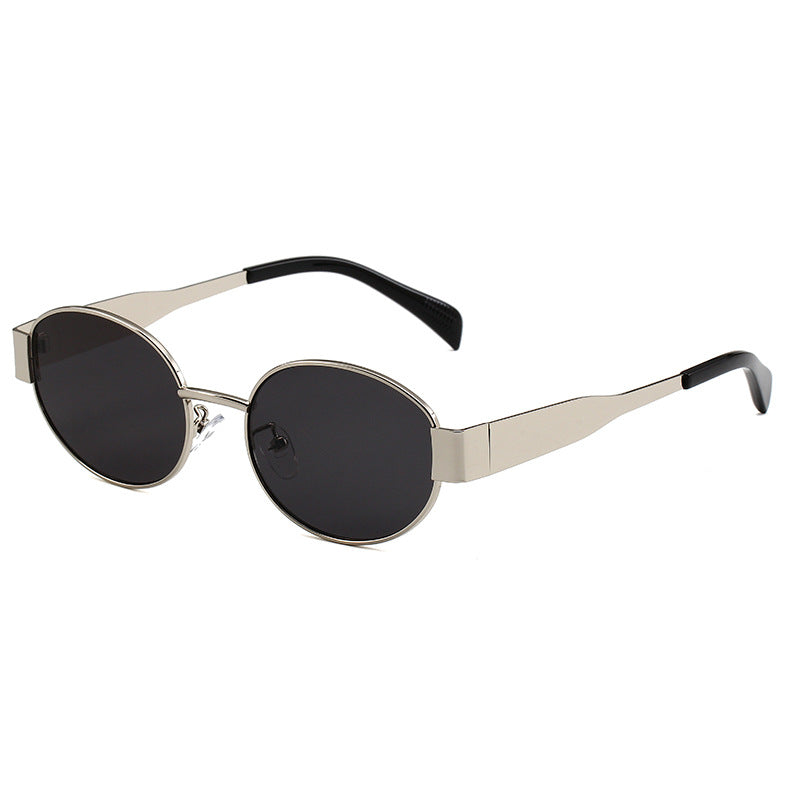 Unisex Polarized Oval Aviator Sunglasses