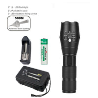 Thumbnail for LED Telescopic Focusing Strong Aluminum Alloy Light Flashlight