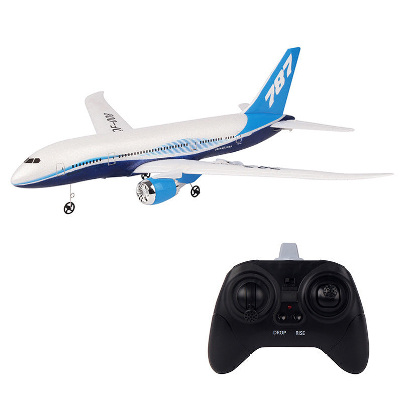 Rc Boeing787 Glider Qf008 2.4g Electric Remote Control Plane Three-channel Fixed Wing Aircraft Passenger