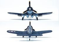 Thumbnail for 1/72  VF-17 F4U Tommy Blackburn Corsair Carrier-based Fighter-bomber Airplane Model