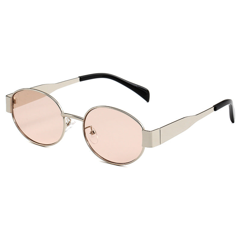 Unisex Polarized Oval Aviator Sunglasses