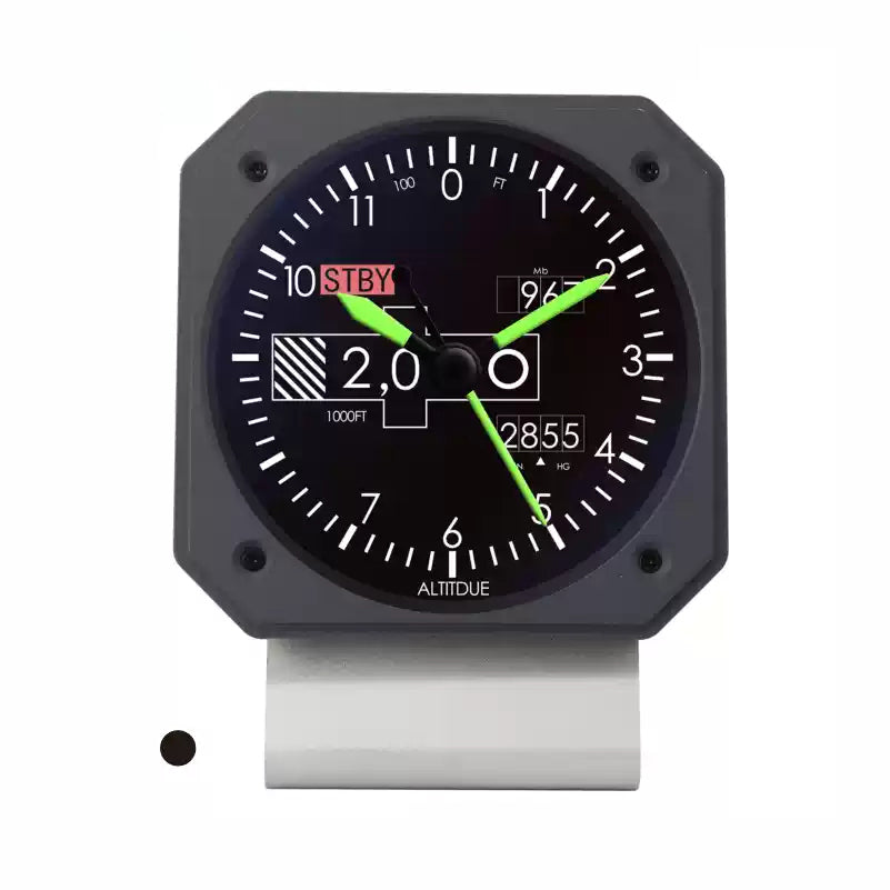 Altitude2 Metal aluminum Flight clock Quartz movement Alarm( M5 )