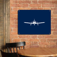 Thumbnail for Piper PA28 Silhouette Plane Printed Metal Sign