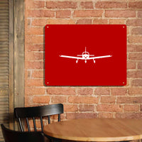 Thumbnail for Piper PA28 Silhouette Plane Printed Metal Sign