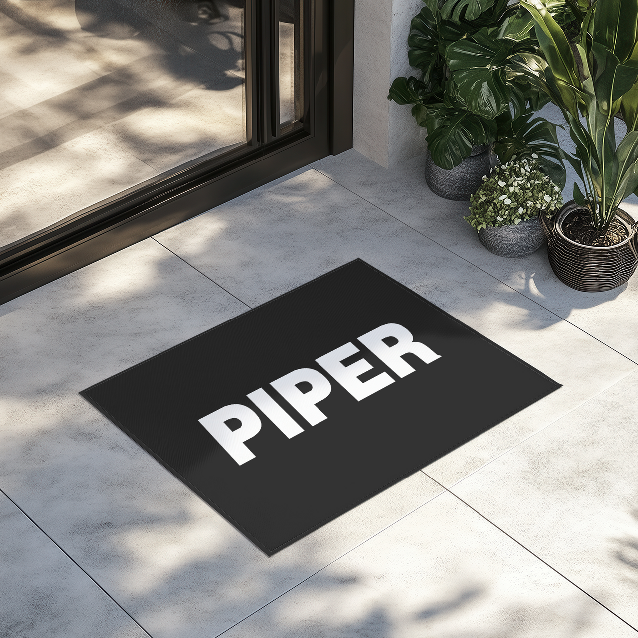 Piper & Text Designed Door Mats