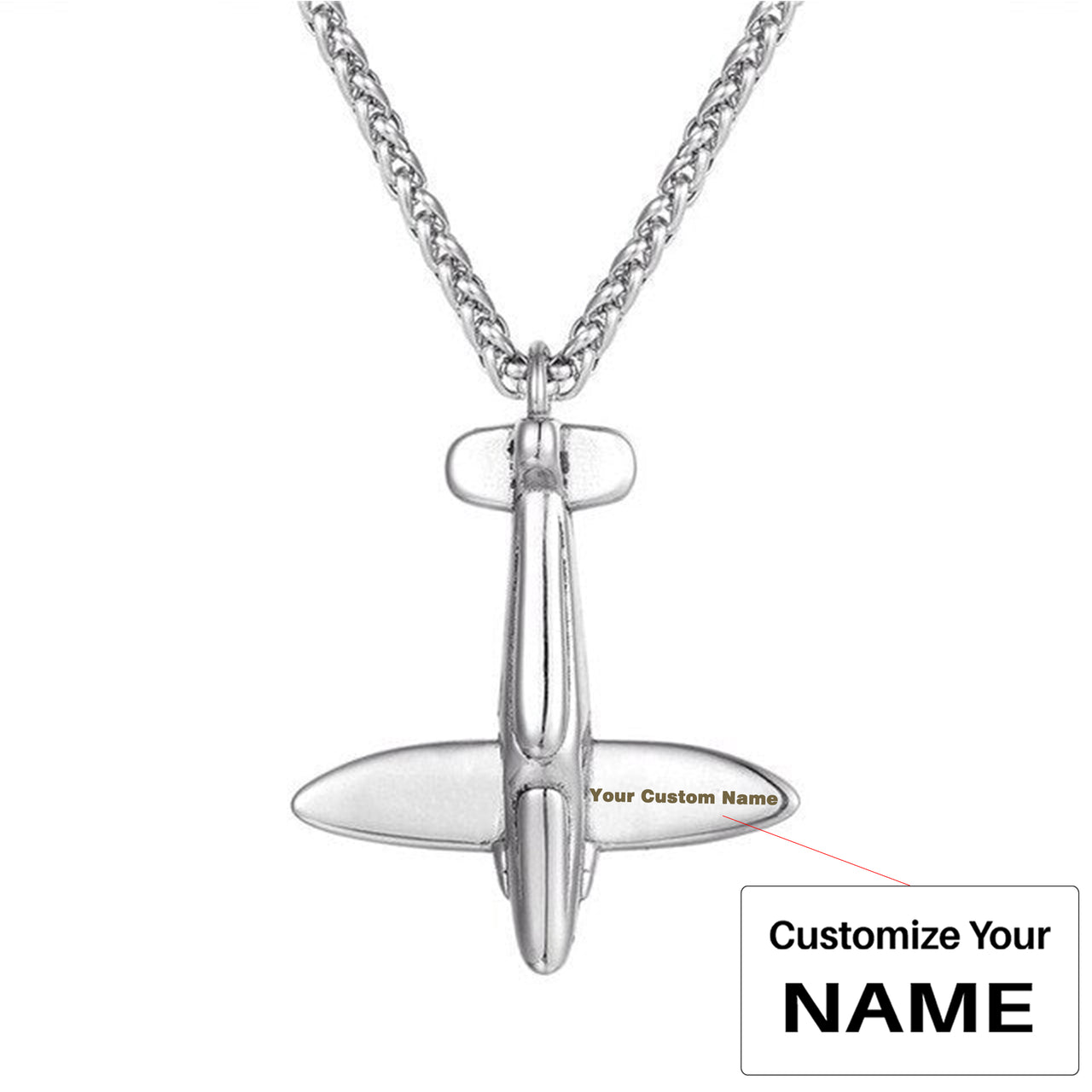 Small Airplane Designed Super Cool Necklace